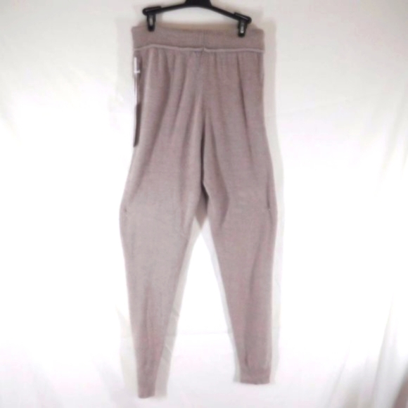 NEW Young Fabulous & Broke And M Medium Women FUZZY Pants Soft Grey Gray Brown - Picture 4 of 12